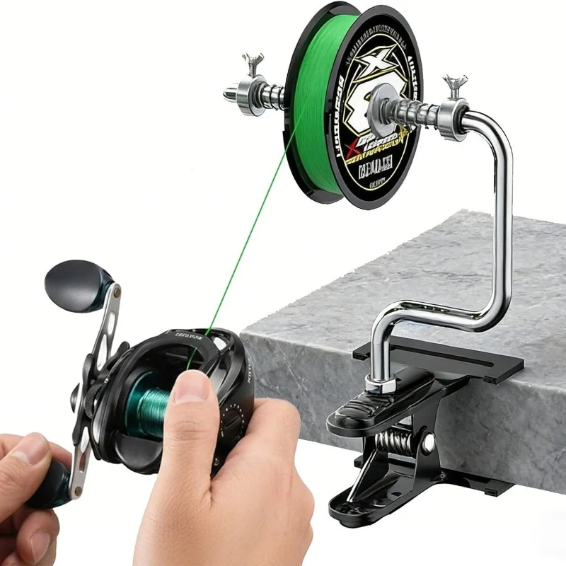 Fishing Line Spooler,Portable Reel Spooling Station for Spinning And Baitcasting Reel,Adjustable Winder Fits Multiple Spool Size