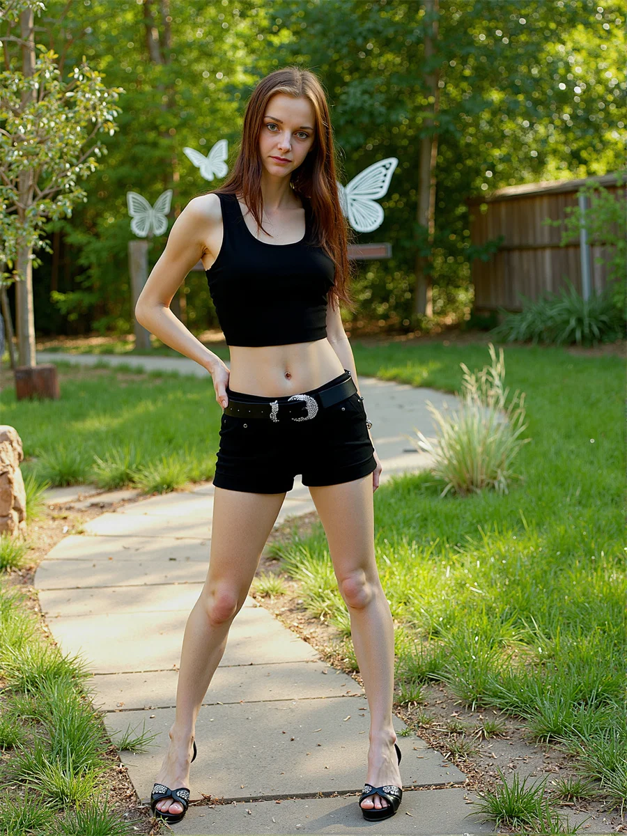 Pantaloncini da donna a vita bassa in pelle attillata con cintura elasticizzata in tessuto piccante con grafica Hop Homewear Capispalla Ballerino