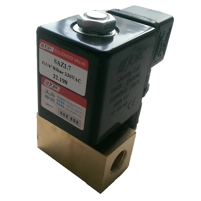 

3402-001 G1/4 80bar Direct-acting High-pressure Solenoid Valve Air Compressor