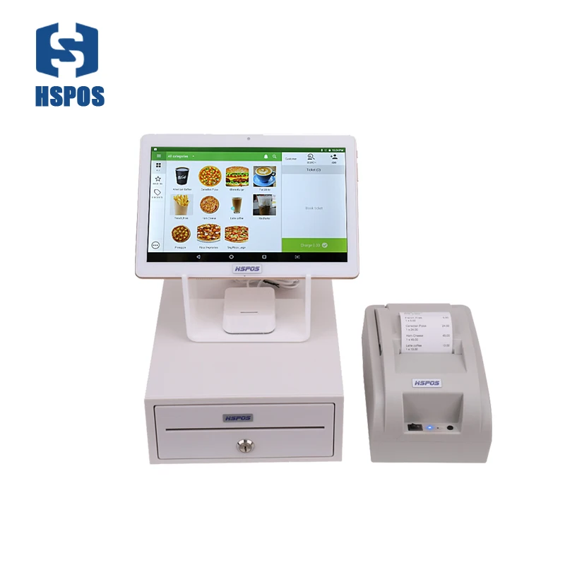 ATV&UTV10 Inch Android Pos Android Tablet With Thermal Printer With Receipt Printer Scanner and Pos Software