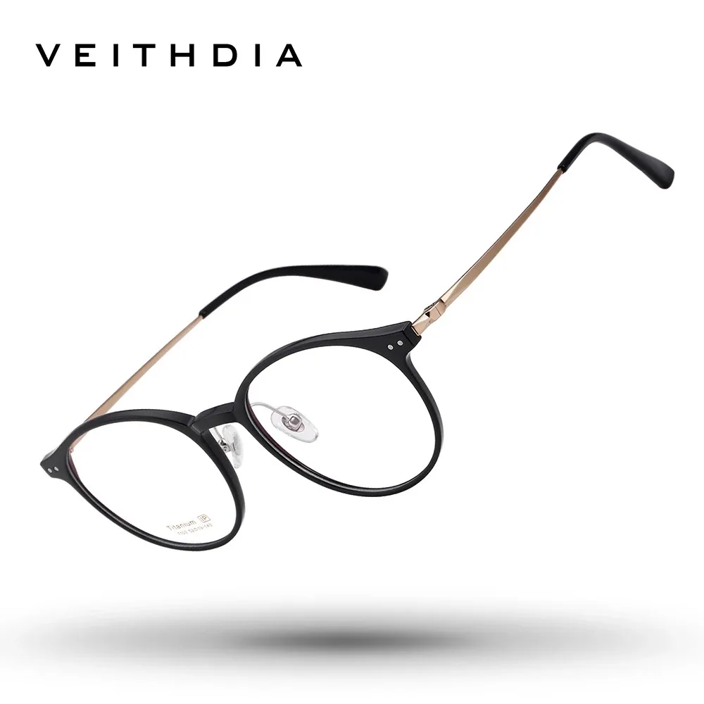

VEITHDIA TR90 круглая оправа для очков, оптическая оправа, блокирующая синий свет, против усталости, компьютерные очки для чтения для мужчин и женщин V71EF03