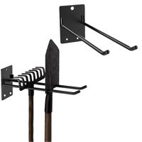 {HMA74}Warehouse Garden Tool Organizer Wall Mounted Rack Holder for Shovel Rake Spade and Long Handle Tools Metal Garage Storage