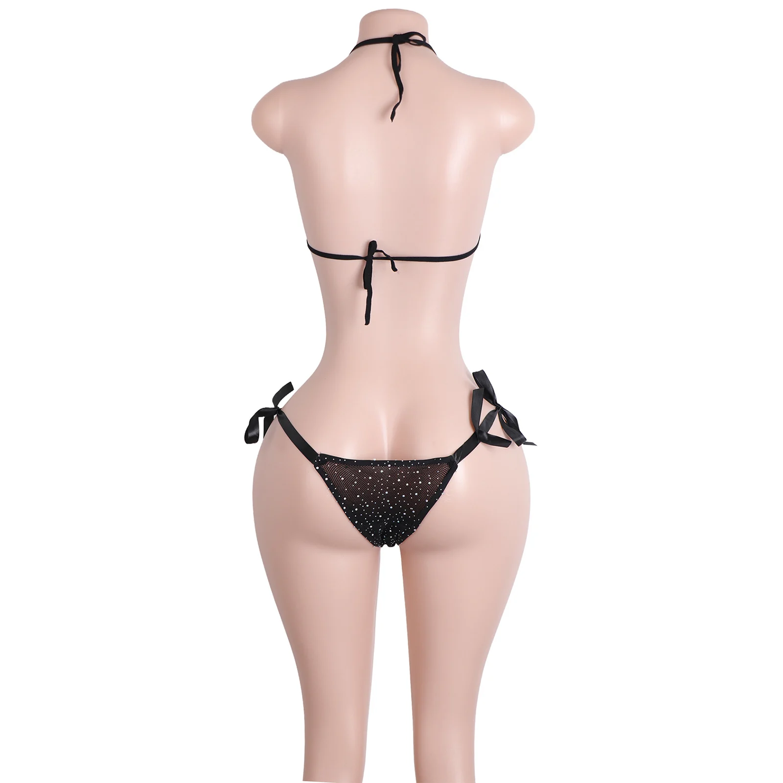 الماس البرازيلي البيكينيات تألق ملابس السباحة الغريبة حجر الراين أعلى قطعتين مجموعات الصيف منتجع ارتداء القطب أداء الرقص وتتسابق