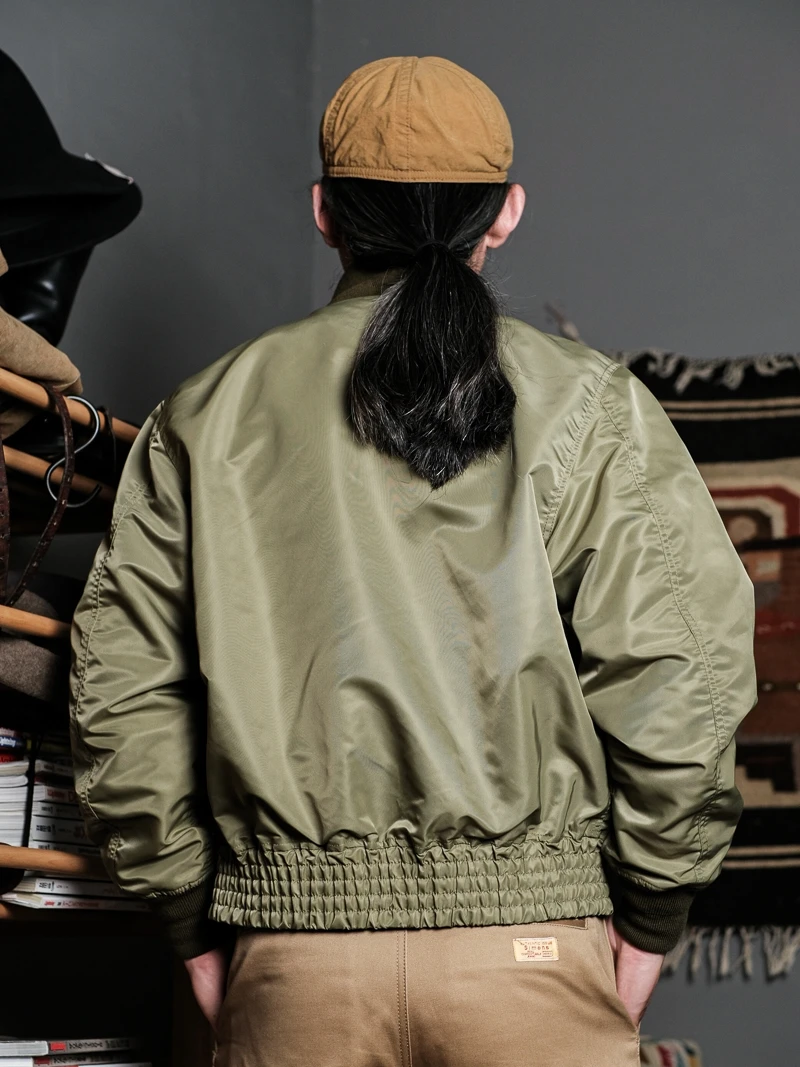 Waterdichte nylon Jaet losse pasvorm militaire Sle Flight Jaet American Faion winddichte hoge taille G8 simulatie ritsjas