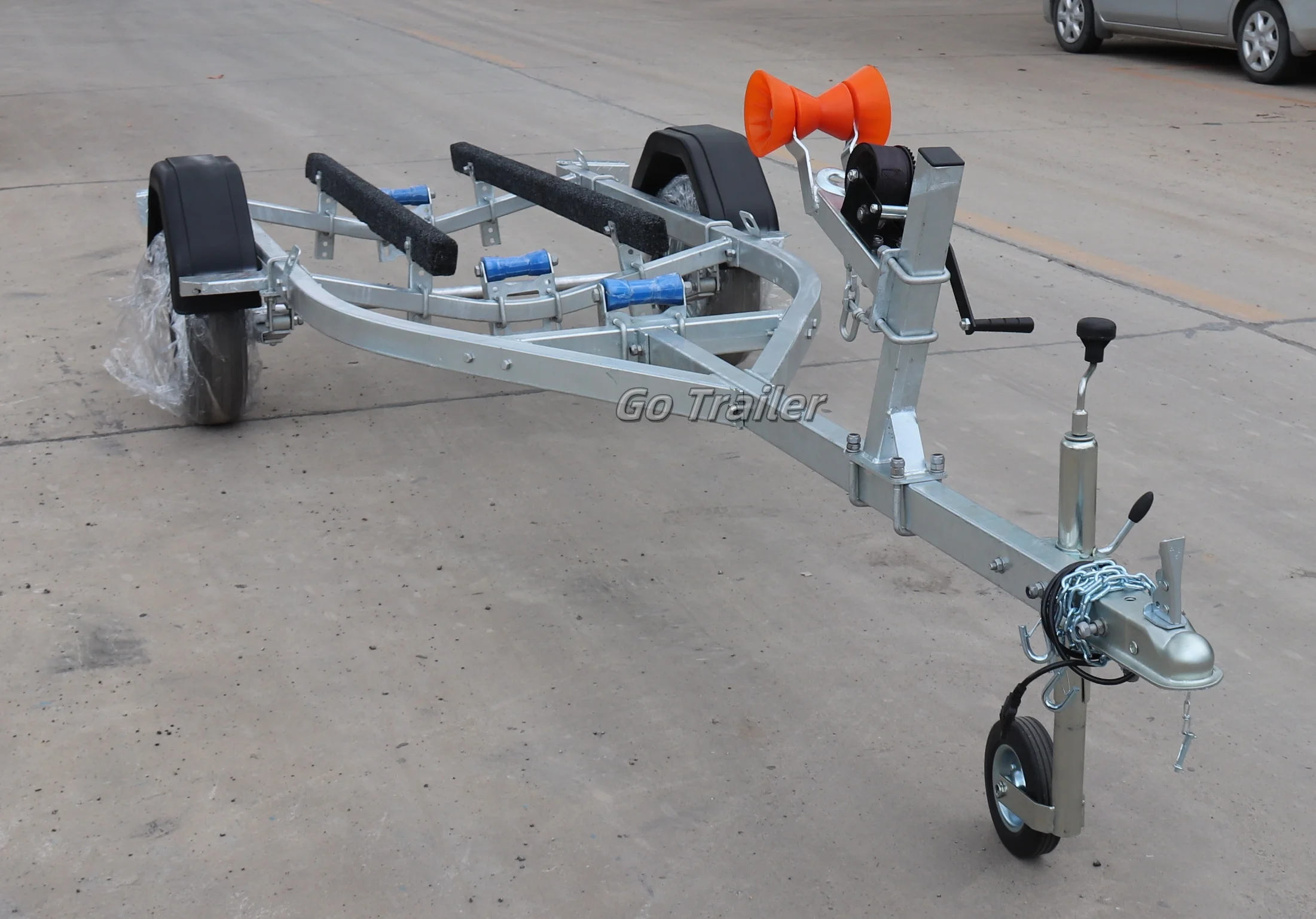 3m Marine Boat Trailers Galvanized Bunk Trailers Small Boat Trailers with Bunk
