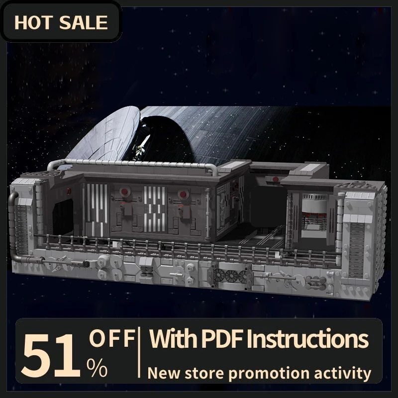 

New 2961Pcs Famous Star Battle Movie Moc Corridor Space Fighter Creative Ideas Child Toy Birthday Gift Christmas Building Blocks