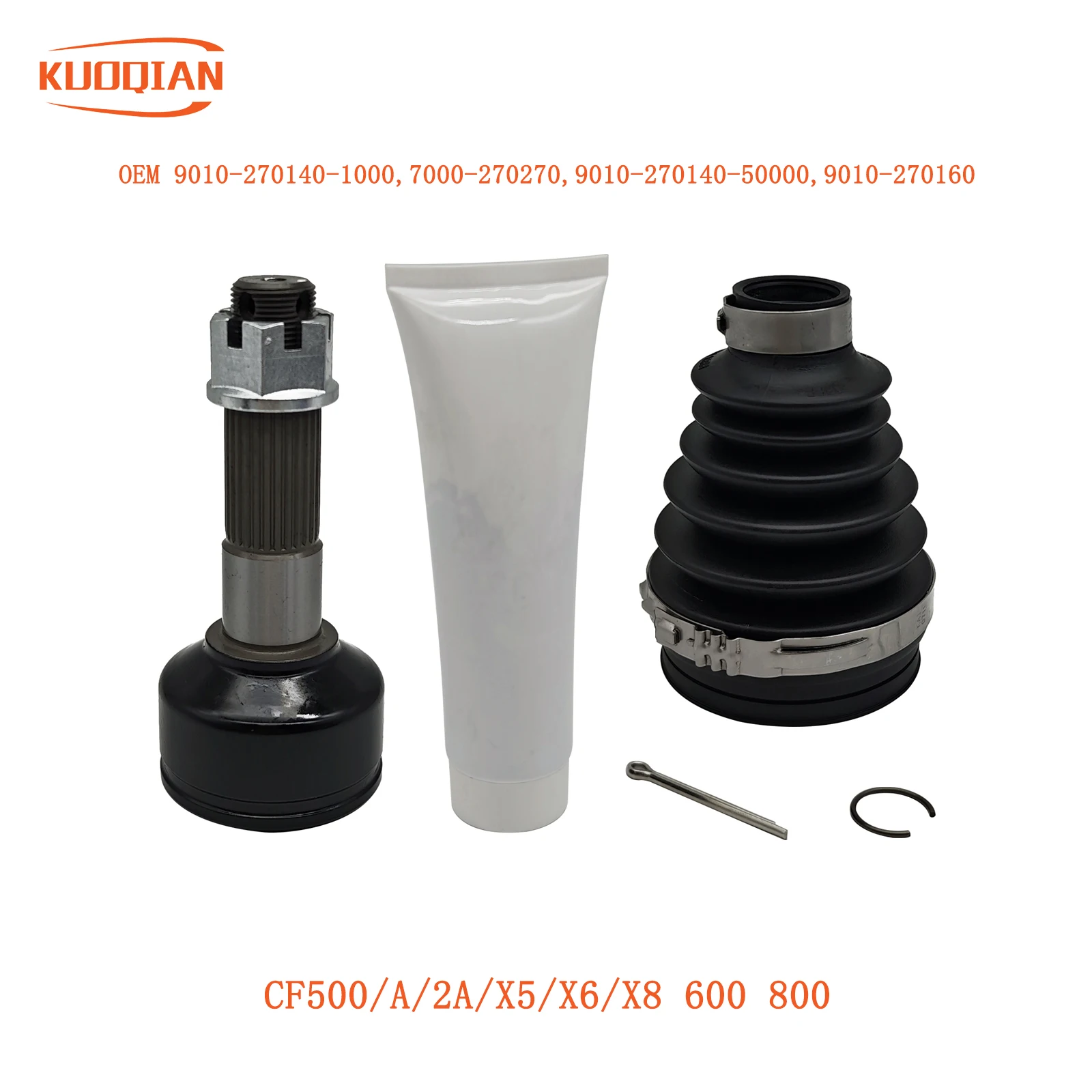 

CF CF500/A/2A/X5/X6/X8 600 800 FRONT DRVE SHAFT RUBBER /SEALINGS/SHAFT 9010-270160/ 9010-270140-1000