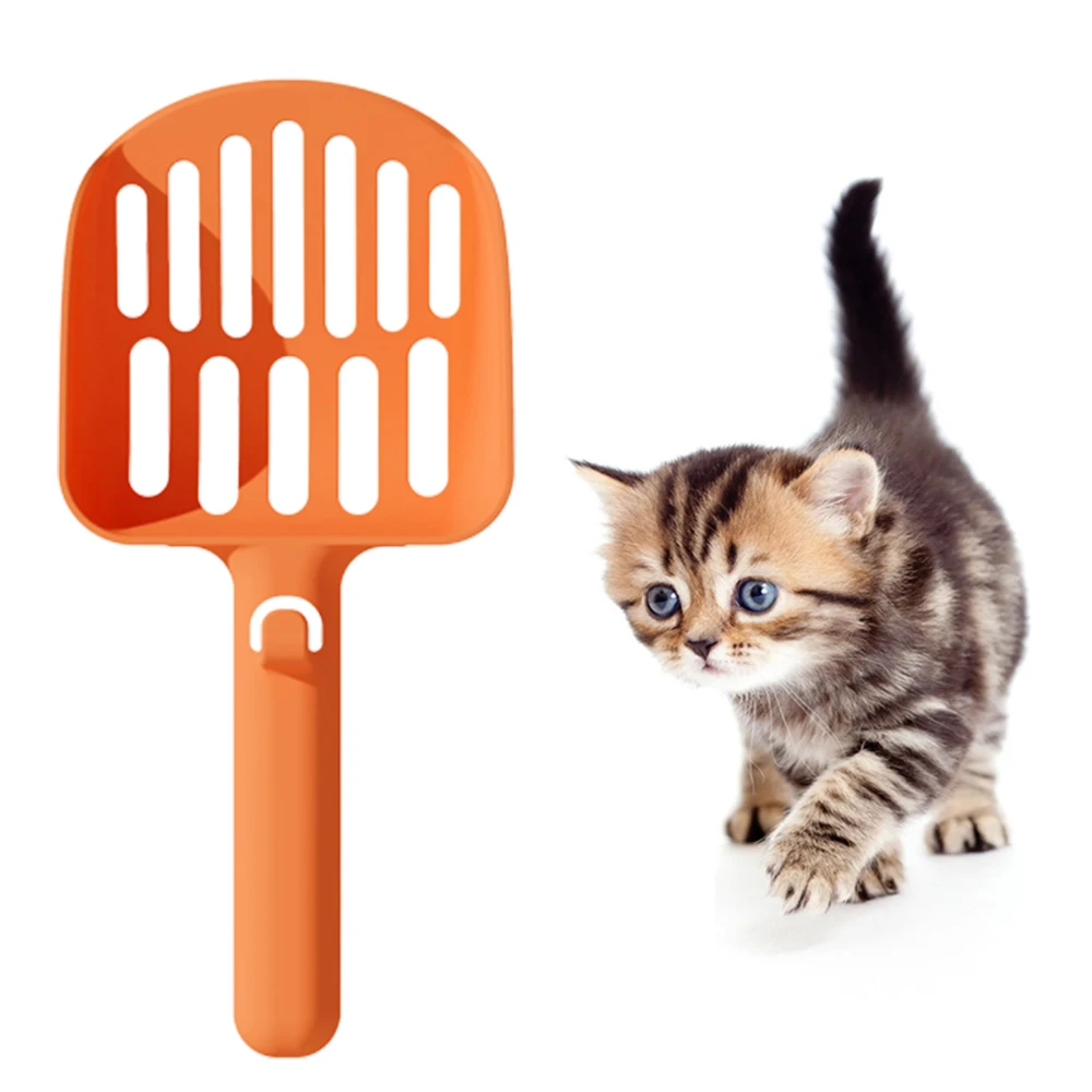 

Cat Litter Filter Durable Plastic Cat Litter Shovel Sand Shovel Dog Food Spoons Pet Artifact Puppy Cleaning Products