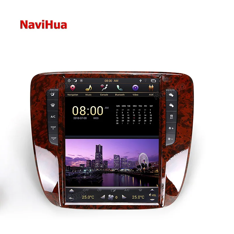 

NAVIHUA For Tesla Screen Android Car Radio For GMC Yukon For Chevrolet Tahoe For Sliverado For Suburban Auto GPS Navigation