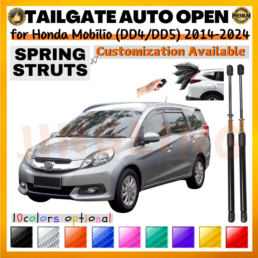 

Qty(2) Trunk Struts with Spring for Honda Mobilio (DD4/DD5) MPV 2014-2024 Rear Tailgate Boot Lift Supports Shock Absorbers