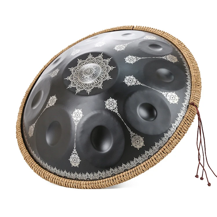 

D Minor Hand Pan Drum 25 in 10 Notes Professional Mucic Instrument Handpan Steel Drum 440hz Meditation Drum