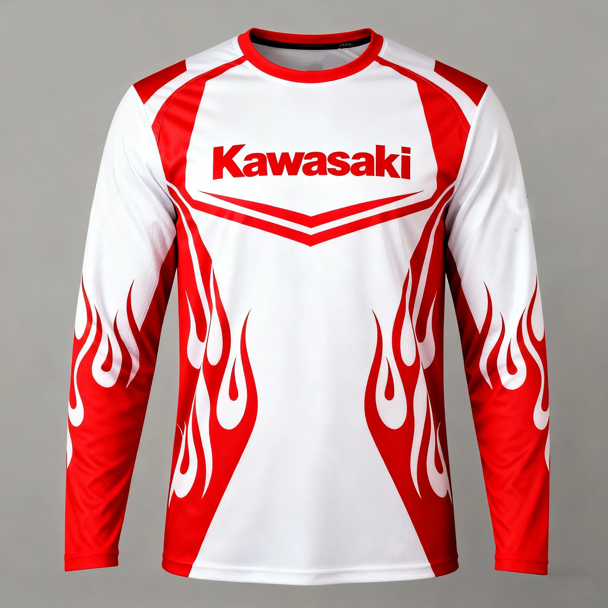 تي شيرت مطبوع ثلاثي الأبعاد من Kawasaki Motorcycle لملابس ركوب الدراجات الرياضية اليومية غير الرسمية للرجال والنساء في الهواء الطلق