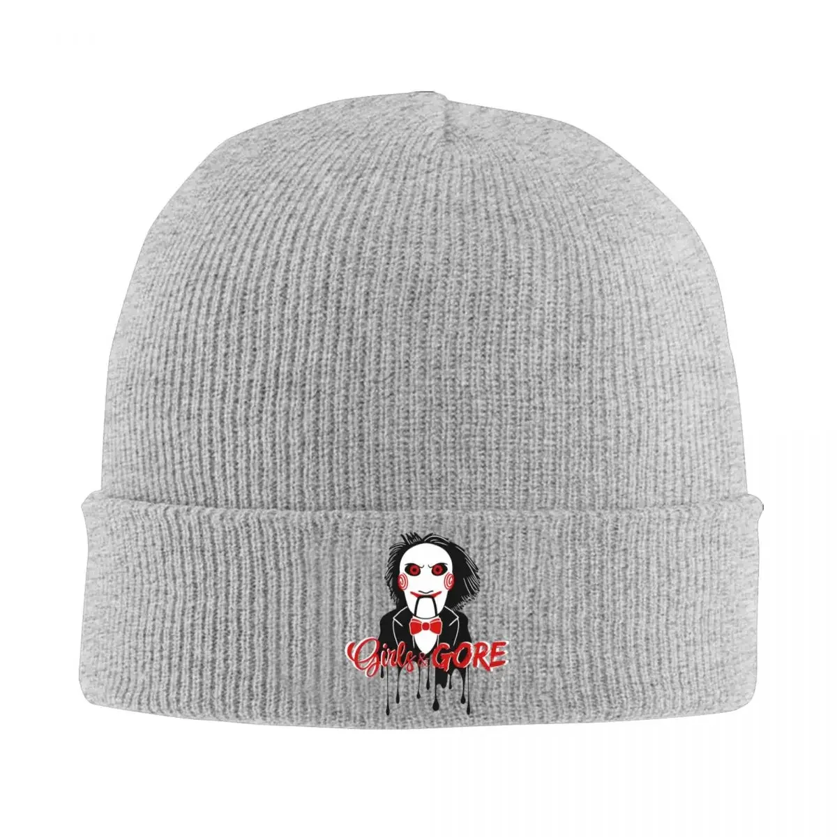 Girls And Saw Hats Autumn Winter Skullies Beanies Baggy Horror Movie Billy Cap Men Women Acrylic Bonnet