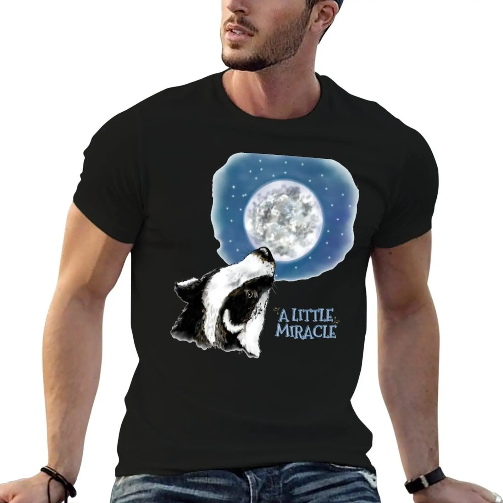 T-Shirt A Little Miracle pour homme, t-shirts amusants, t-shirts anime pour homme, T-shirt surdimensionné