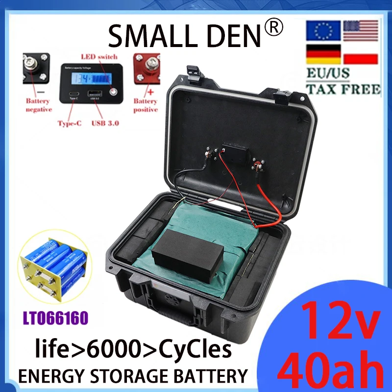 12v 40ah rechargeable solar battery pack equipped with  system for outdoor inverters of marine electric motors,bicycles and RVs