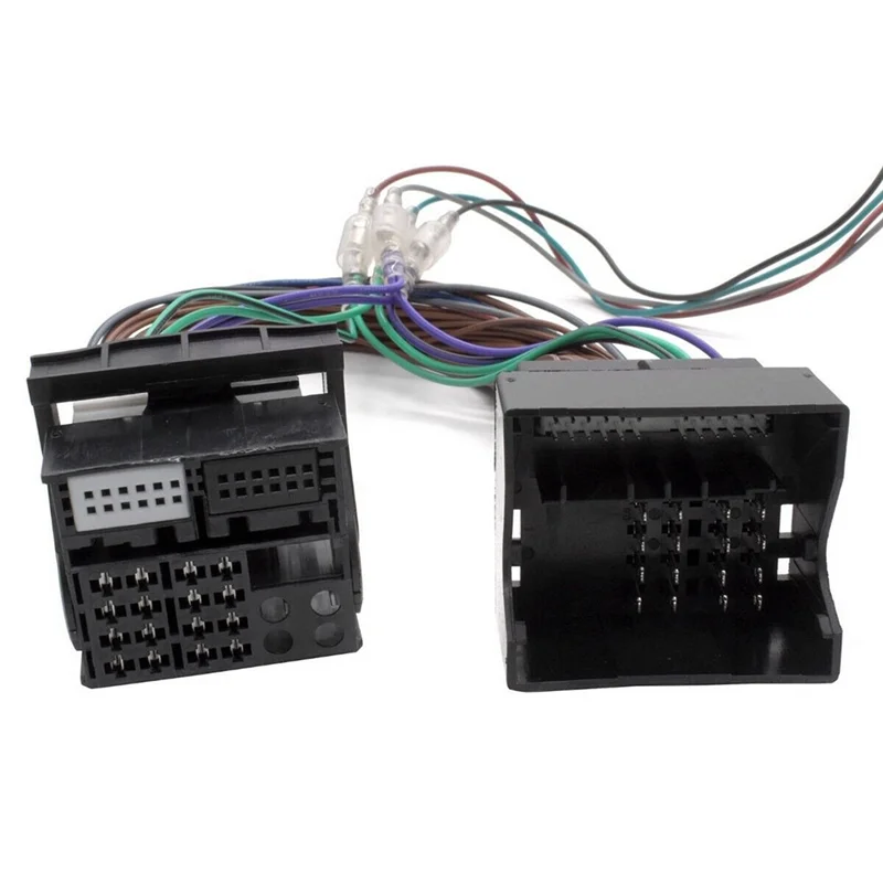 محول ذو قناتين عالي ومنخفض لراديو كوادلوك ، مناسب لفولكس فاجن ، بي دبليو ، مقعد ، سكودا ، فورد