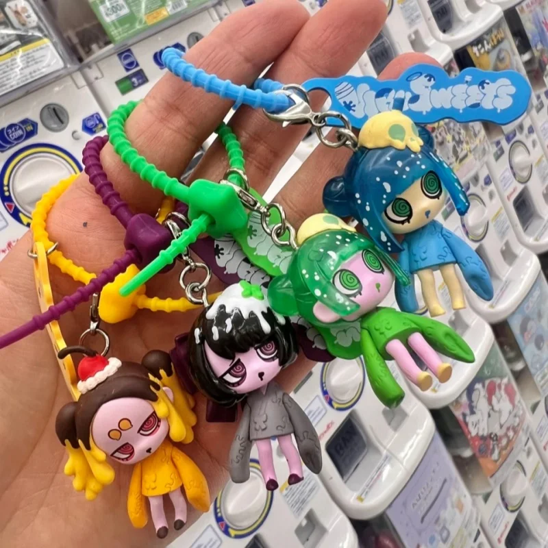 

Bandai Twisted Egg Virusweets Virus Sweetheart Colorful Styling Pendant Dark Wind Doll Trendy Play Bag Pendant Collection Gift