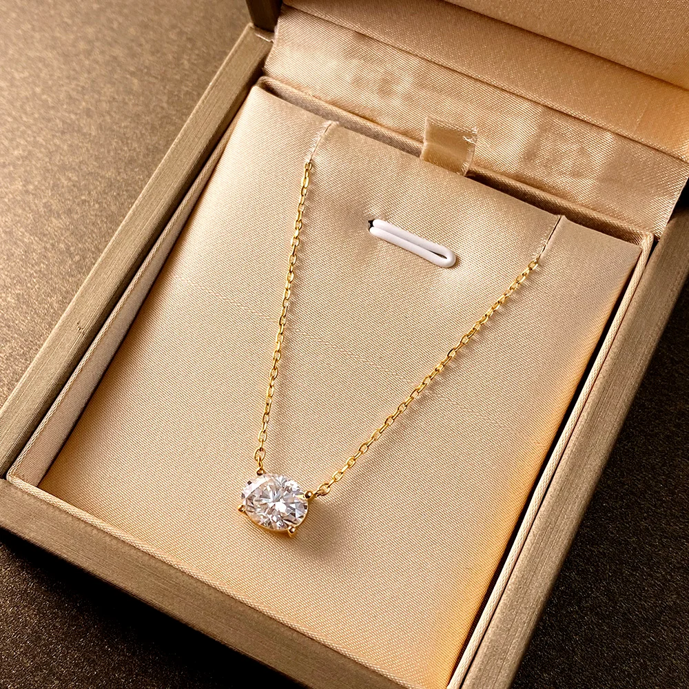 Thumbnail 4 - #73 Compare Moissanite Necklaces Before You Buy