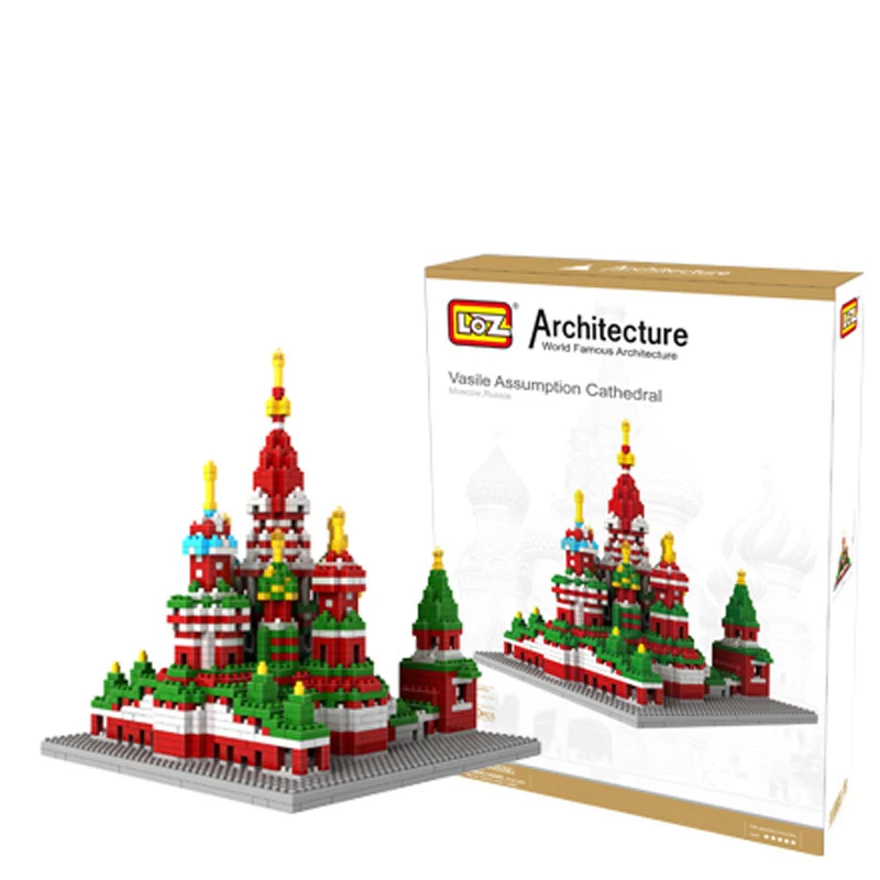 Church building Block model Piecing Model Granule Castle block scene DIY toys for kids Boys and girls surprise holiday gifts