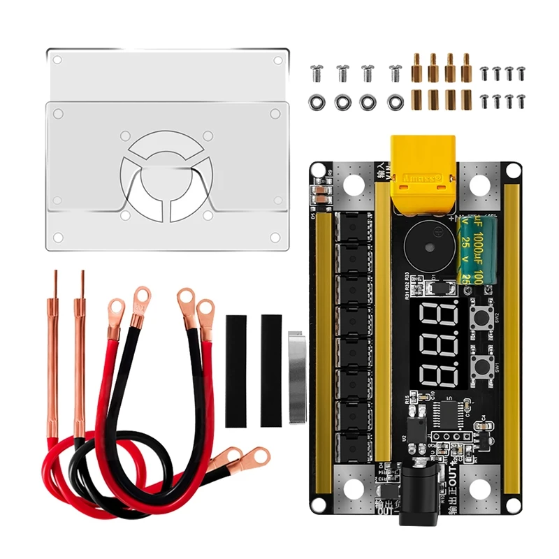 

GX591 8-24V Spot Welder DIY Accessories Case 99 Gears Power Adjustable Spots Welding Machine Control Board For Welding 18650