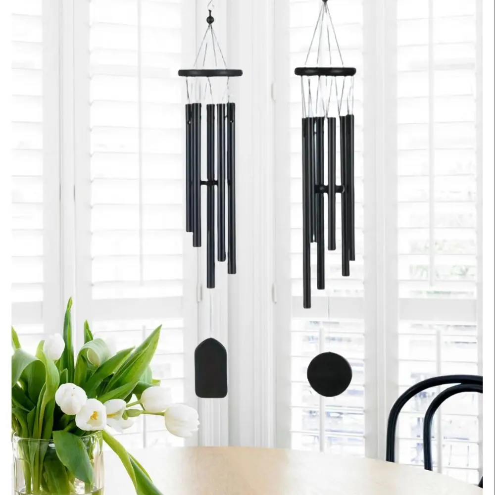 Outdoor Deep Resonance Wind Chimes Serenity Bell Creative Hanging Ornament Retro DIY Pendant Wind Chimes