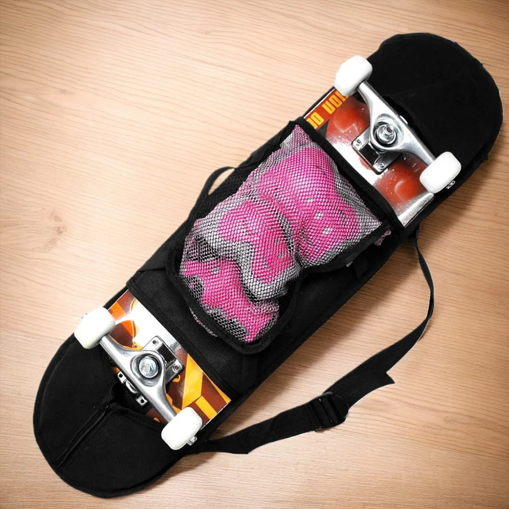 حقيبة حمل لوح التزلج مقاومة للماء وغطاء تخزين سكوتر وحزام قابل للتعديل وحقيبة ظهر Longboard