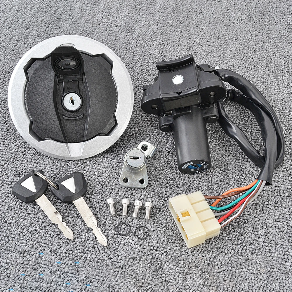 27048-5139 Ignition Switch Lock Key Fuel Tank Cover For Kawasaki Versys-X 300 250 ABS KLE300 KLE250 / Versys X KLE 300 250
