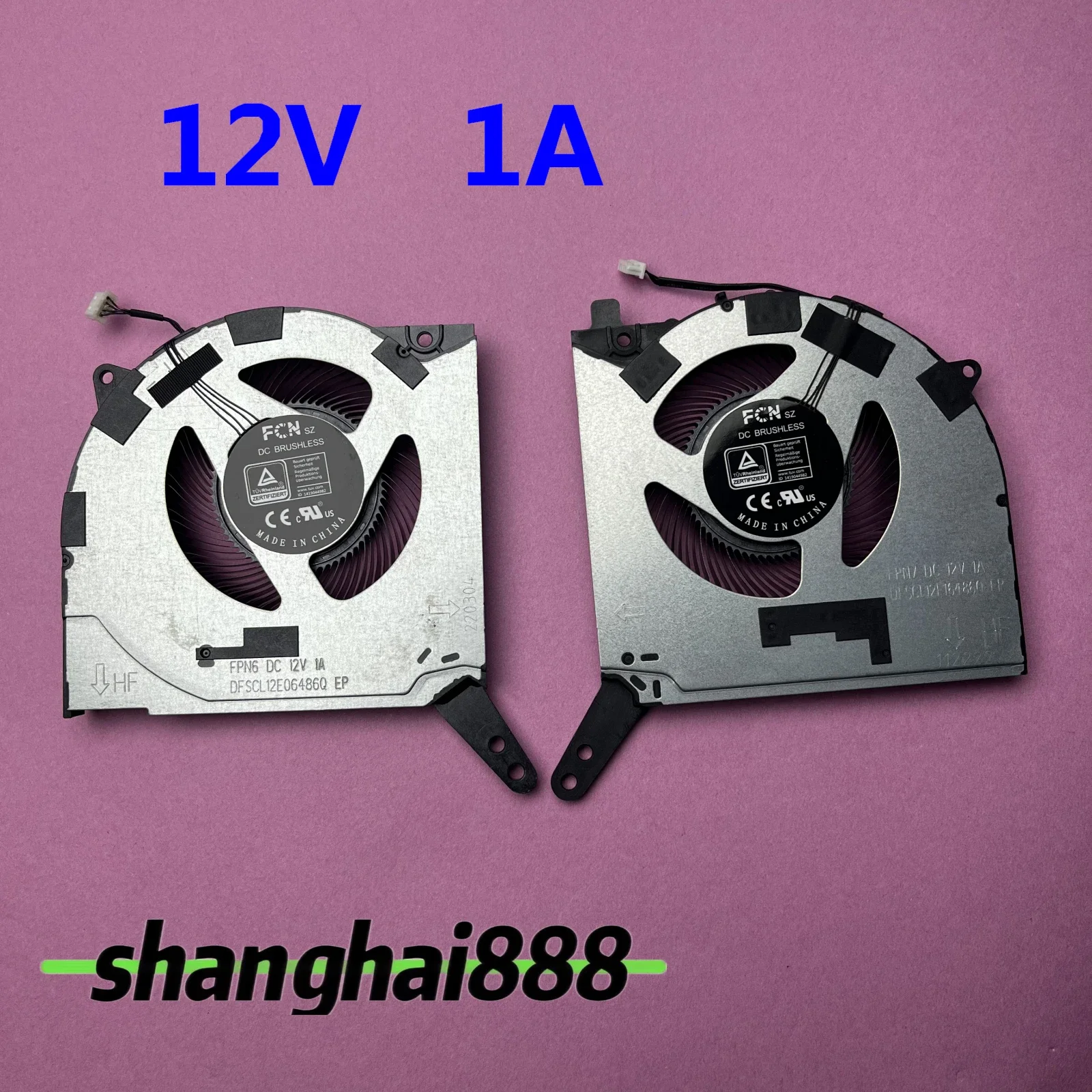 New Original CPU GPU Cooling Fan FOR LENOVO Legion 5 15IAH7H 15ARH7H 82RD 82RC