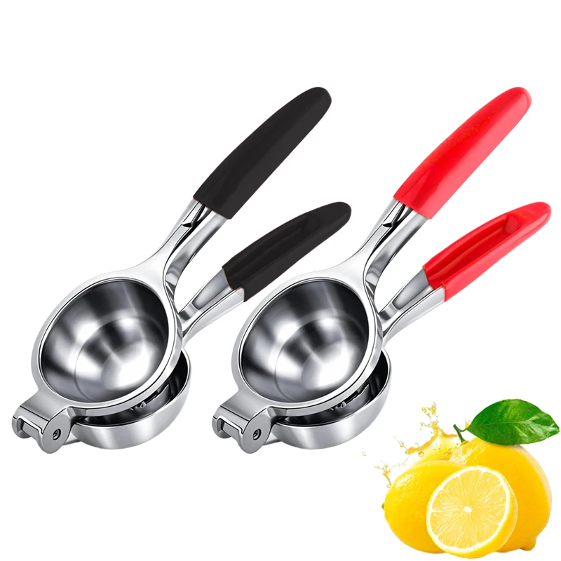 Lemon Squeezer Extra Large, Lemon Squeezer Juicer Stainless Steel, Heavy Duty Manual Citrus Juicer Hand Press