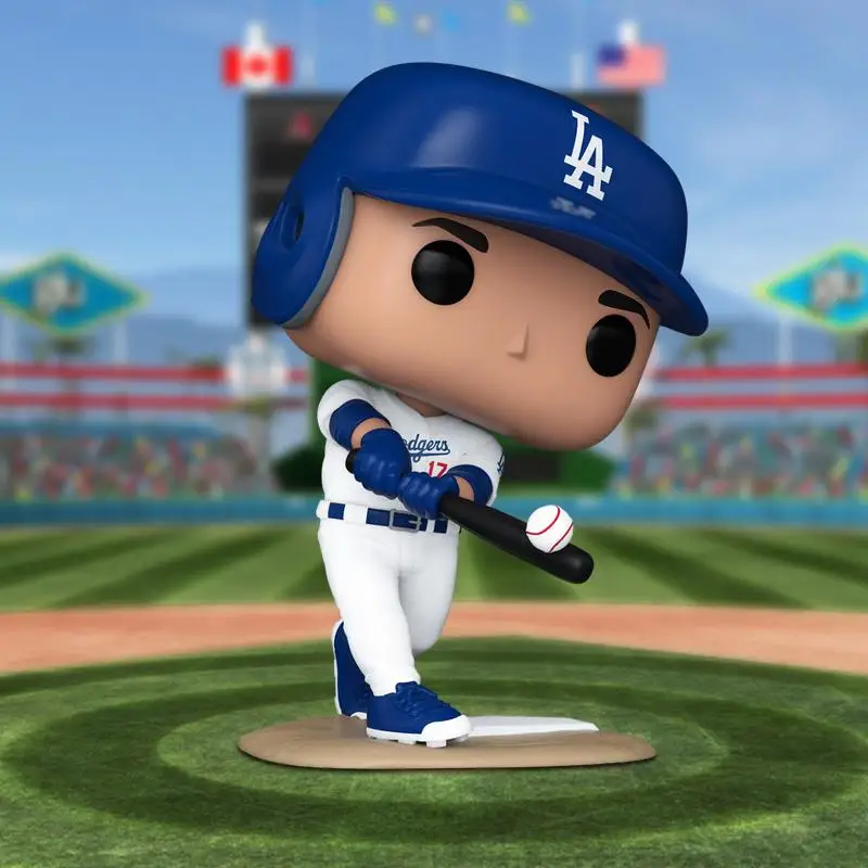 펀코 팝 오리지널 정품 다저스 Shohei Ohtani 105 # 106 액션 피규어 소장 모델 장식품 소년 소녀 어린이 선물용 장난감