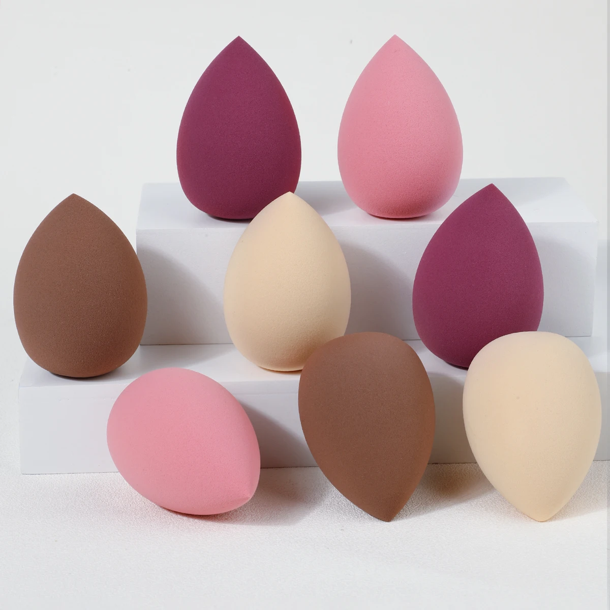 8Pcs Beauty Egg Makeup Sponge Blenders Beauty Sponges Foundation Applicator