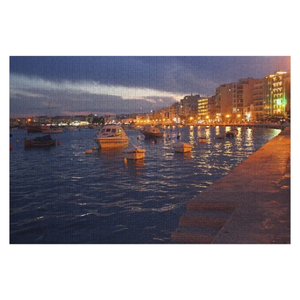 Sliema, Malta Puzzle Bild Anime individuelle Geschenke für Kinder Puzzle