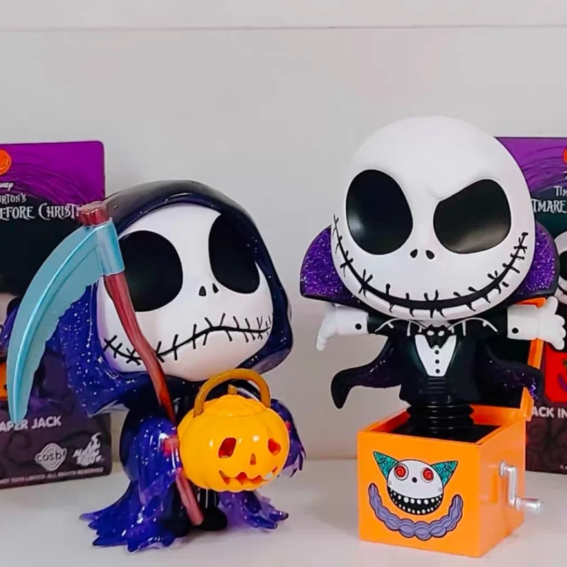 ホットトイズ ナイトメア・ビフォア・クリスマス ミニフィギュア ブラインドボックス - ハロウィンテーマのオーナメントフィギュア トレンドギフト コレクター向け