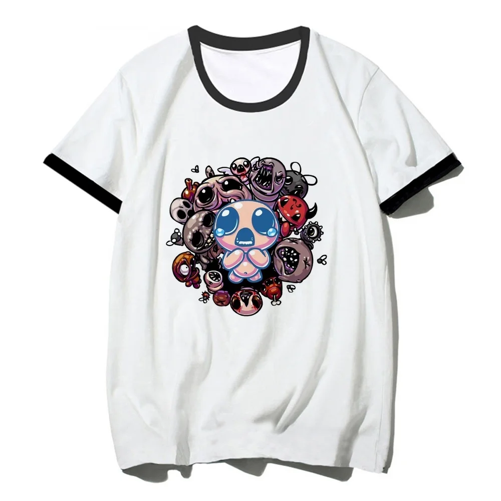 the Binding of Isaac tshirt girl emo Retro y2k streetwear 80s t shirt jojifuku 80s goth gothic alternative