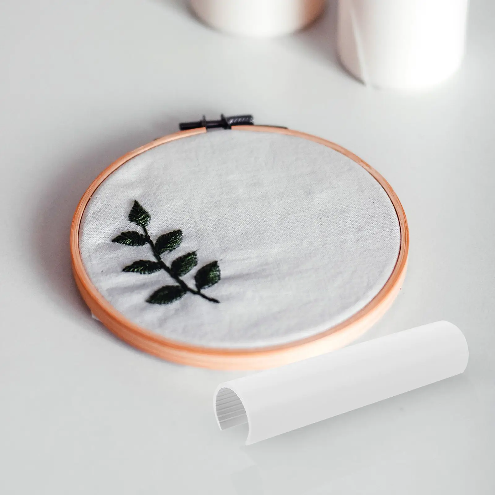 

10Pcs Cross Stitch Frame Buckle Embroidery Frame Buckle Cross Stitch Tubes Buckle Plastic Tube Buckle