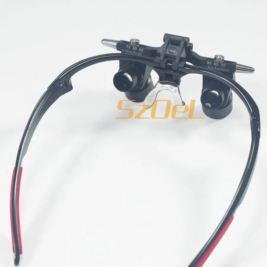 Tandheelkundige Ergo-zoomloepen, vrij instelbaar zicht, nauwkeurige vergroting van details, geschikt voor verschillende behandelingsscenario's