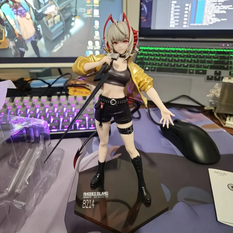 

Arknights W Can'T Wait For Ver Collects Anime Action Figure Stage Performance Dolls Charm Collectible Gift Series Ornaments