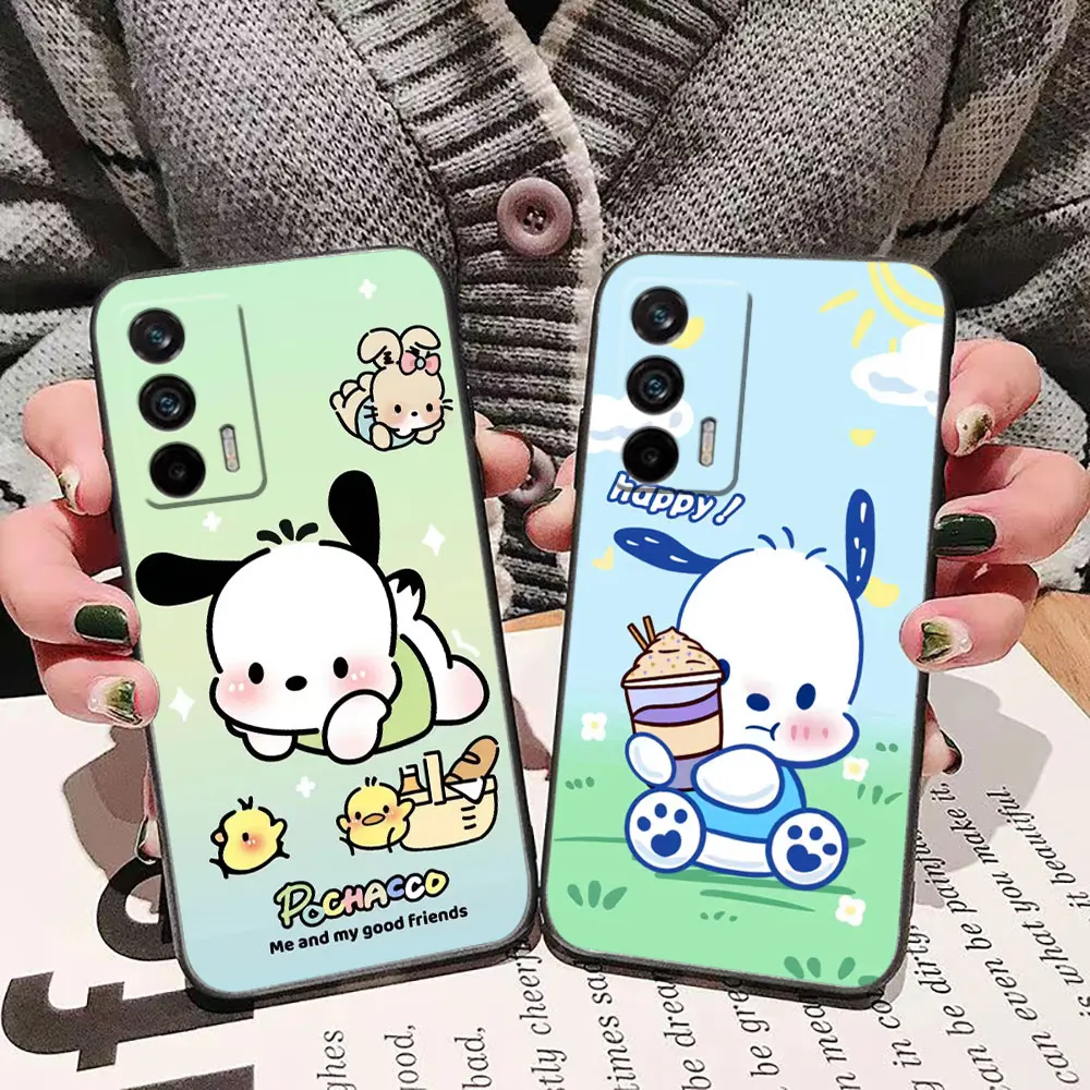 

Cute Dog Pachacco Phone Case For Realme C65 C63 C55 C53 C35 C33 C30S C30 S21Y C21 C20 C15 C11 NARZO 50 X50 GT Case Funda Capa