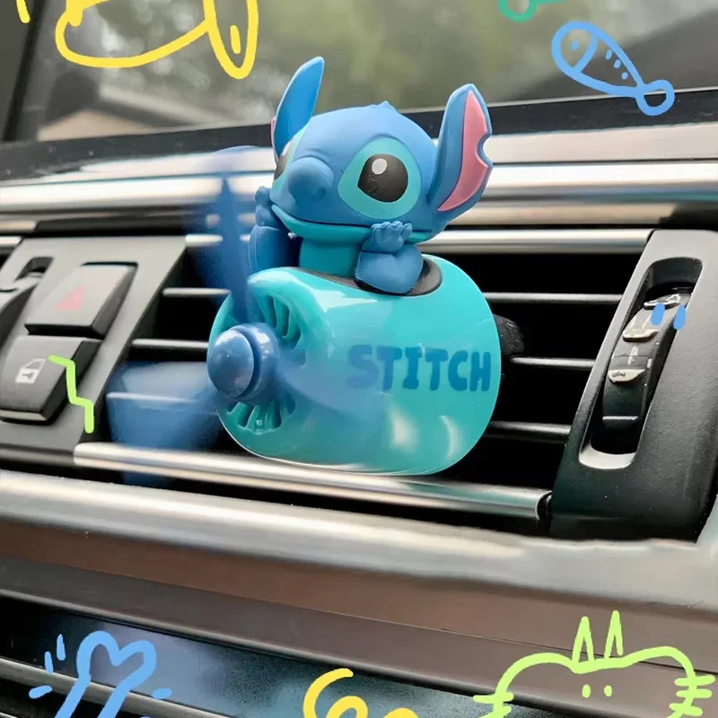 

Cute Stitch Car Outlet Air Freshener Aroma Universal Accessorie Perfume Diffuser Interior Perfume Fragrance Decoration Gifts