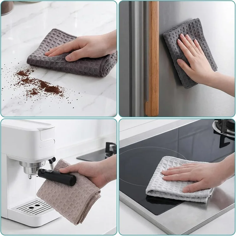 Cleaning Towel Coffee Bar Barista Super Absorbent Microfiber Cleaning Cloth for Kitchen Home Coffee Machine Clean Tool