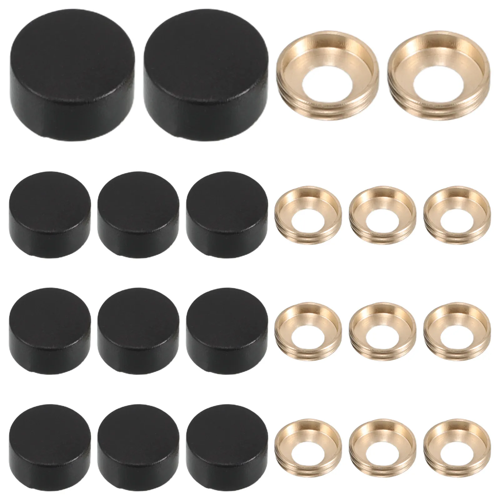 20Pcs Plastic Screw Cap Protectors Dome Head Caps Dust Water Resistant Decorative Screw Covers for Furniture Appliances
