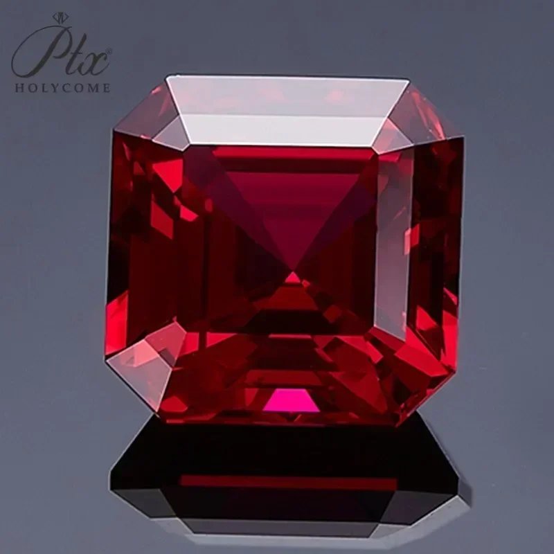 

Hot Sale Brilliant Asscher Cut Natural Lab Grown Ruby VVS1 AGL Certificated Diamond Beads Jewelry Making Charms