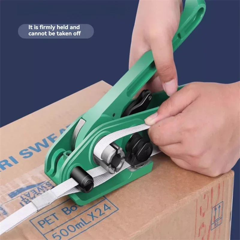 Kunststoff-Stahlgürtel, manuelle Umreifungsmaschine, Kit, Verpackungsbandwerkzeug, robuster Spannschneider, Polyester-Polyproplyn-Gurt