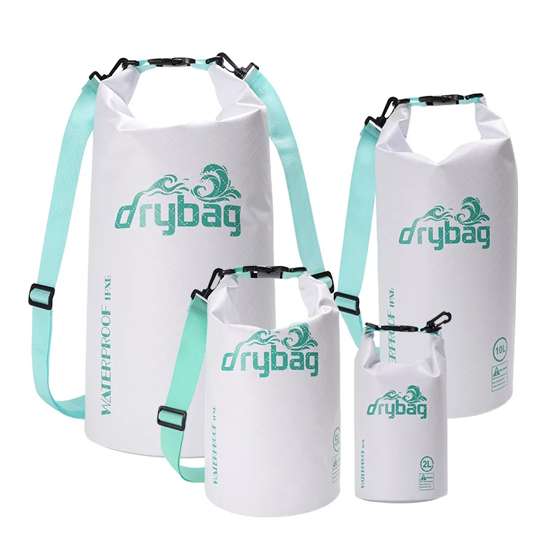 Swimming PVC Pack Dry Bag for Women Men 2L/5L/10L/20L Outdoor Sports Bag for Swimming Boating Kayaking Rafting River Trekking