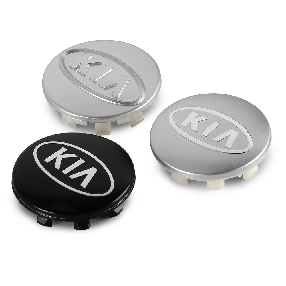 4pc 56mm Car Wheel Center Hub Cap Badge Emblem Sticker For Kia Rio Sportage Cerato Soul Sorento Picanto Ceed Optima Cadenza Niro