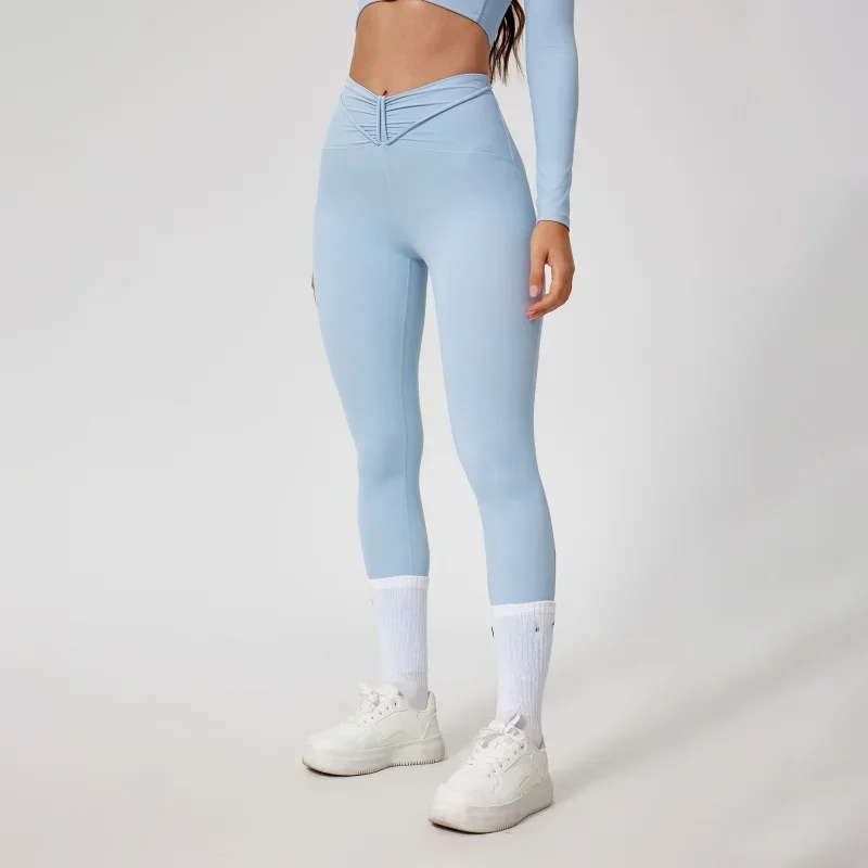 

Компрессионные леггинсы с высокой талией для женщин, утягивающие, с эффектом подтяжки ягодиц, для йоги, фитнеса, тренировок, спортивные штаны для спортзала