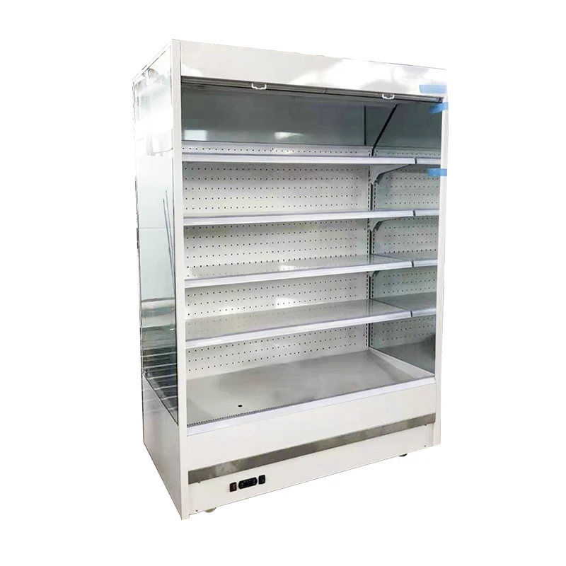 Commercial Supermarket Fruit Store Refrigerated Display Cabinet Air Curtain Cabinet Fresh-Keeping Fruit Spicy Hot Order Cabinet