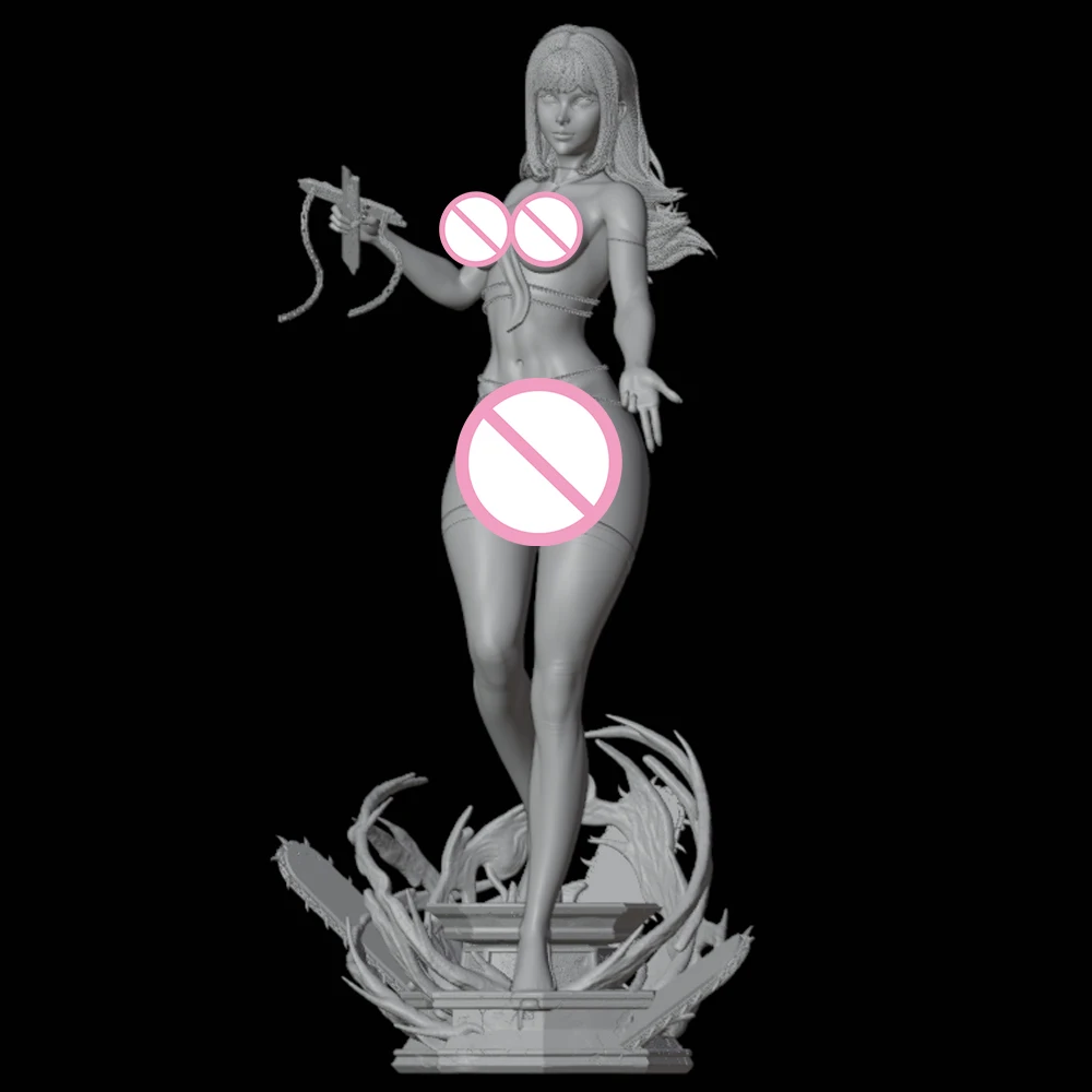 NSFW Belle Dominate demons Resin Model Kit 3d Printing Doll 1/24 Unassembled Resin Figure Statue Kits  Unpainted Toy Gk Play Set