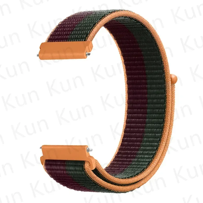 20Mm 22Mm Band Voor Samsung Galaxy Horloge 6/5/4/5pro/4/6 Classic/Active 2 Nylon Lus Sport Armband Huawei Horloge Gt 4-2-2-3 Band