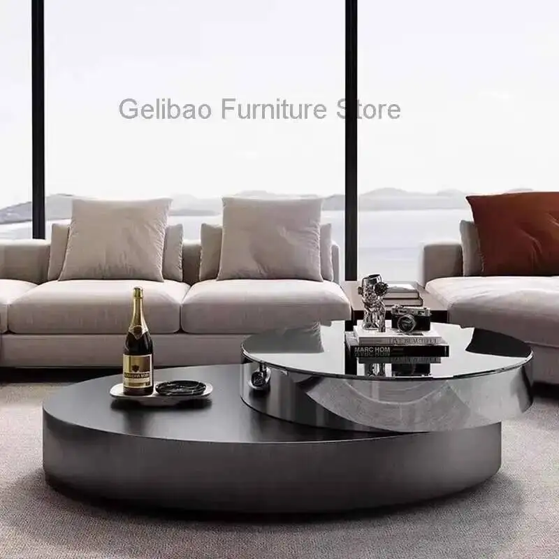 Kitchen Italian Standing Coffee Table Transform Aesthetic Organizer Modern Small Japanese Simple Mesa Auxiliar Salon Furniture